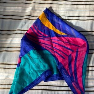Colorful Geometric Scarf